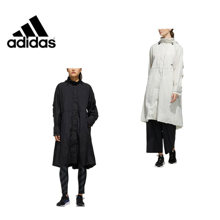 楽天市場 アディダス ロングコート レディース ライトウーブン ロングジャケット Light Woven Long Jacket Gun81 Adidas ヒマラヤ楽天市場店