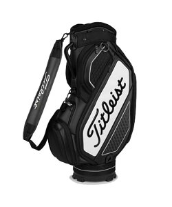 【全品対象最大10%OFFクーポン 10/24 20:00〜10/27 1:59】タイトリスト Titleist キャディバッグ メンズ ジェットブラック ミッドサイズ キャディバッグ TB20SF4