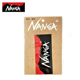 ナンガ NANGA ステッカー ナンガロゴステッカー NANGA LOGO STICKER NANGAステッカー
