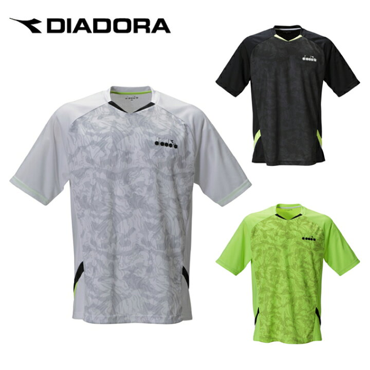 楽天市場 ディアドラ Diadora テニスウェア バドミントンウェア Tシャツ 半袖 メンズ コンペティショントップ Dtg03 ヒマラヤ楽天市場店