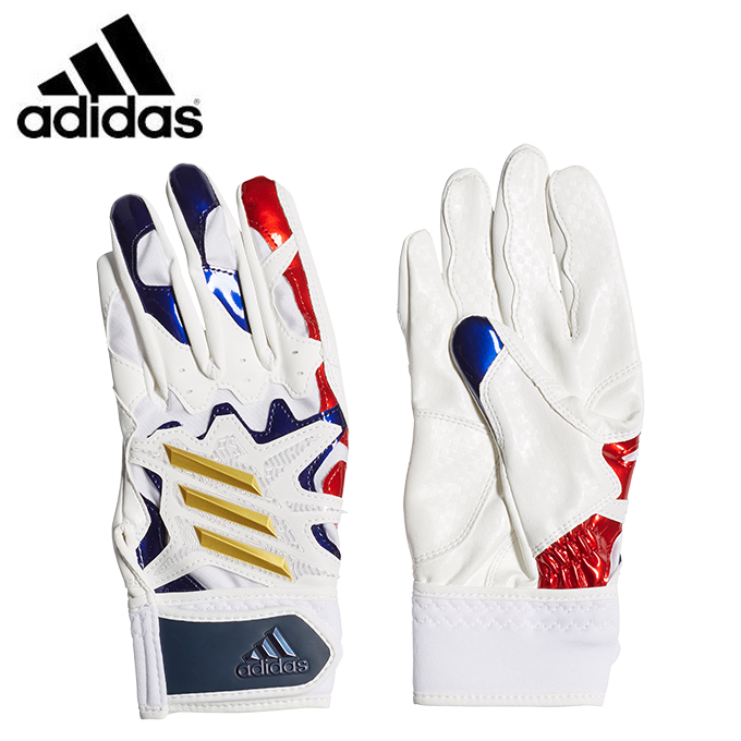 購入後レビュー記入でクーポンプレゼント中 アディダス 野球 ジュニア バッティンググローブ 両手用 adidas FS3920 超定番 Batting デポー GLJ30 Gloves