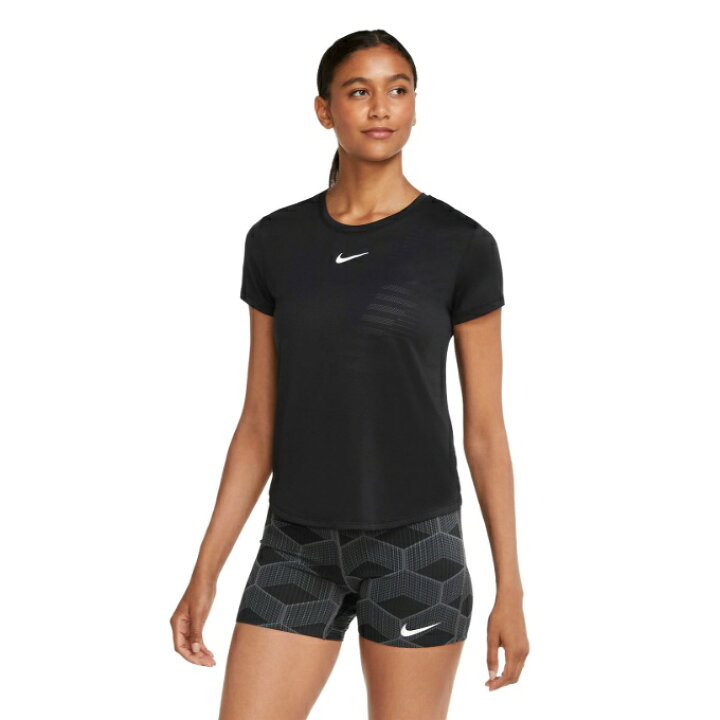 楽天市場 ナイキ ランニングウェア Tシャツ 半袖 レディース ランウェイ S S トップ Cu3226 010 Nike ヒマラヤ楽天市場店
