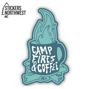 XebJ[Ym[XEGXg STICKERS NORTHWEST XebJ[ CAMP FIRES & COFFEE 0283-LSTK