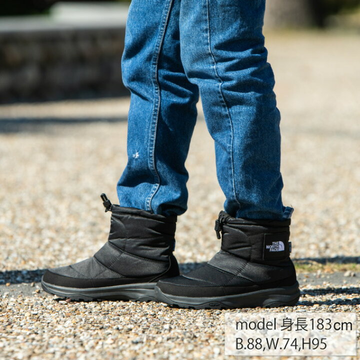 楽天市場 ノースフェイス スノーブーツ メンズ レディース ヌプシ ブーティーwp ロゴショート Nf576 K The North Face ヒマラヤ楽天市場店