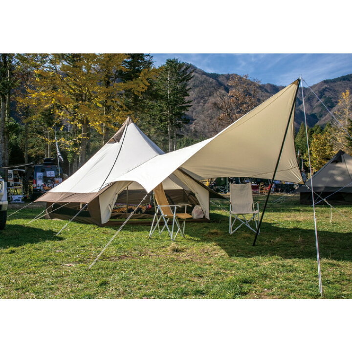 楽天市場】オガワテント OGAWA ヘキサタープ システムタープ ペンタ4×4  