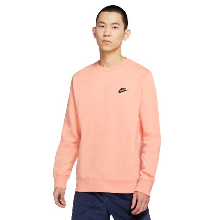楽天市場 ナイキ トレーナー メンズ スウェット クルーネック Nsw Sb Da0684 800 アプリコットアゲート Nike スウェット トレーナー ヒマラヤ楽天市場店