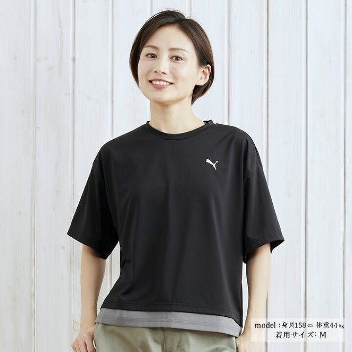 楽天市場 エントリーでポイント5倍 10 31 月 10 00 11 2 水 9 59 プーマ Tシャツ 半袖 レディース Tr レイヤード 半袖機能ｔシャツ 5545 Puma ヒマラヤ楽天市場店