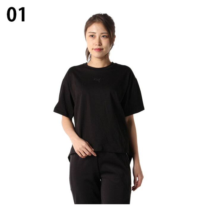 楽天市場】プーマ Tシャツ 半袖 レディース HER オープンバック 半袖T 