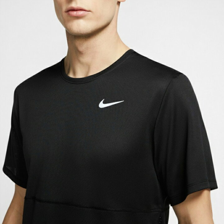 楽天市場 ナイキ ランニングウェア Tシャツ 半袖 メンズ ブリーズ ランニング トップス Cj5333 010 Nike ヒマラヤ楽天市場店