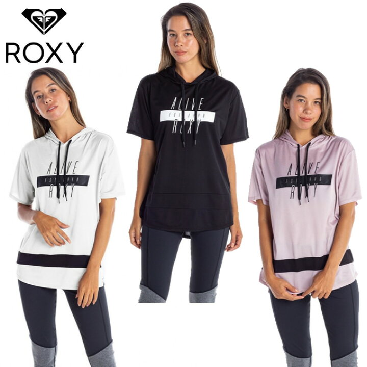 楽天市場 ロキシー Roxy Tシャツ 半袖 レディース Look Around You 速乾 Uvカット フード付きtシャツ Rst ヒマラヤ楽天市場店