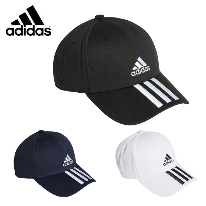 adidas cap 3 stripes black