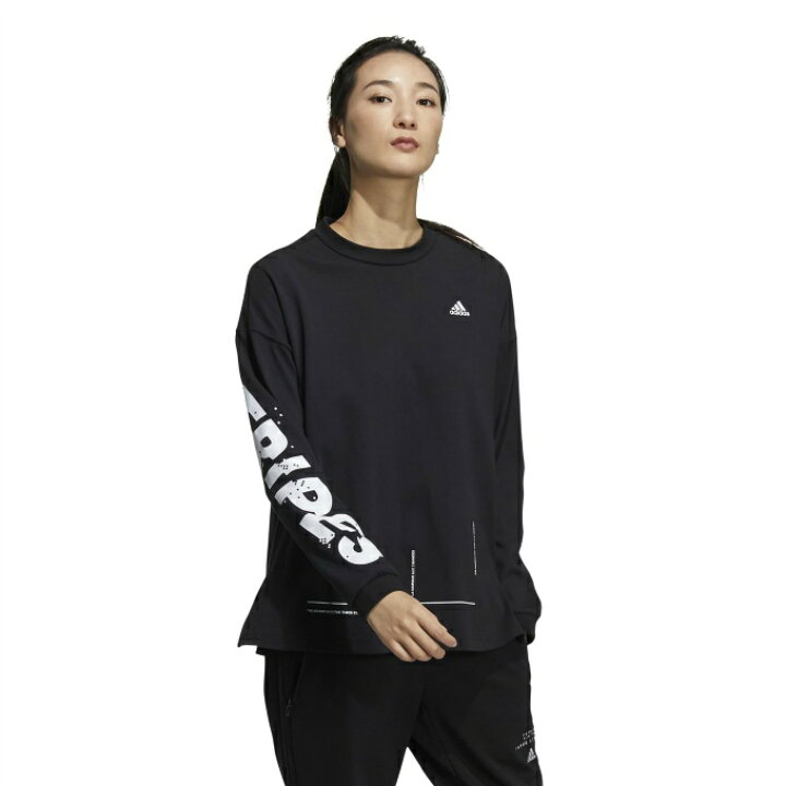 楽天市場 アディダス Tシャツ 長袖 レディースワード 長袖tシャツ Gm8768 Jko06 Adidas ヒマラヤ楽天市場店