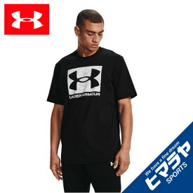 アンダーアーマー Tシャツ 半袖 メンズ UAカモ ボックス ロゴ ショートスリーブ 1361673-001 UNDER ARMOUR