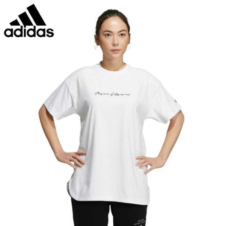 楽天市場 アディダス Tシャツ 半袖 レディース オーバーサイズ 半袖ｔシャツ H La466 Adidas ヒマラヤ楽天市場店