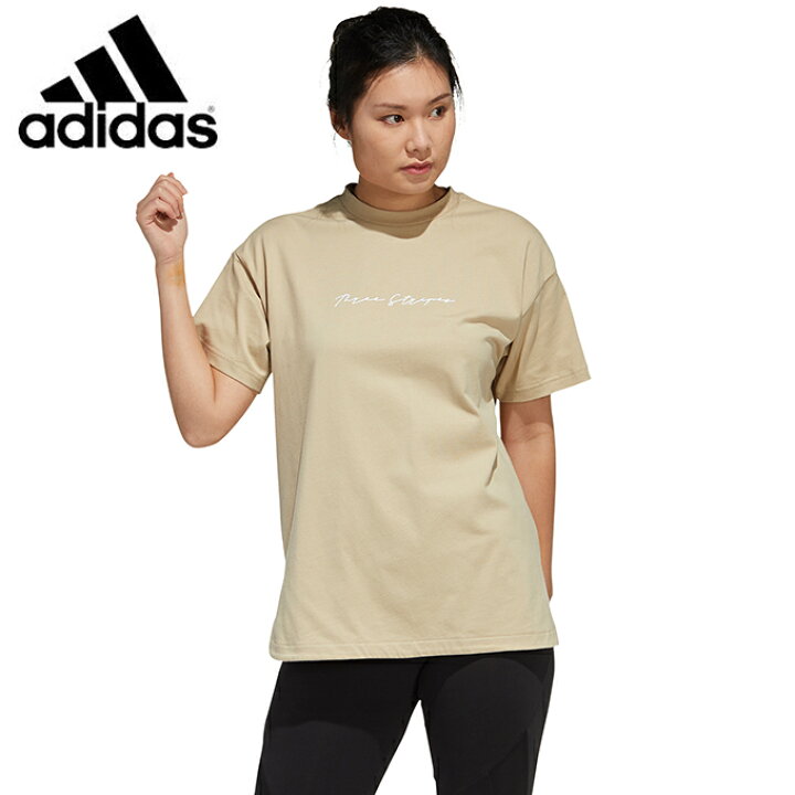 楽天市場 アディダス Tシャツ 半袖 レディース オーバーサイズ 半袖tシャツ H La466 Adidas ヒマラヤ楽天市場店