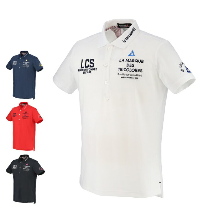 楽天市場 ルコック Le Coq Sportif ゴルフウェア ポロシャツ 半袖 メンズ ドライストレッチ鹿の子半袖ポロ Qgmrja05 ヒマラヤ楽天市場店