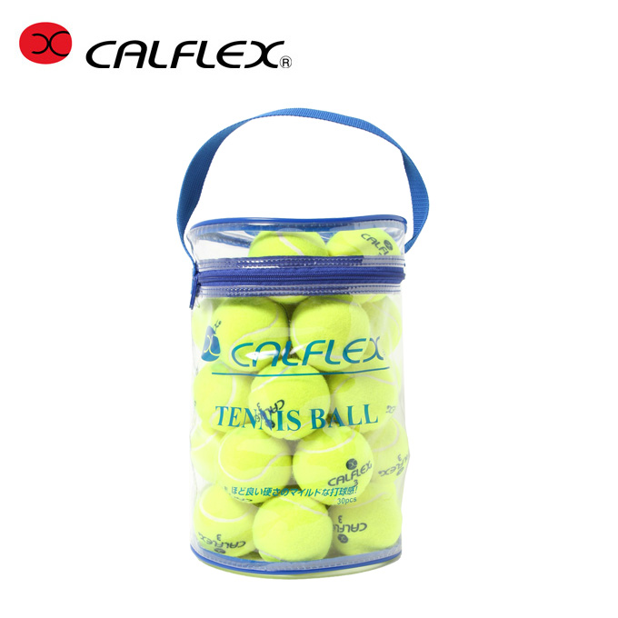 購入後レビュー記入でクーポンプレゼント中 カルフレックス CALFLEX 硬式テニスボール 30球 40％OFFの激安セール LB-30 年末年始大決算 ノンプレッシャー