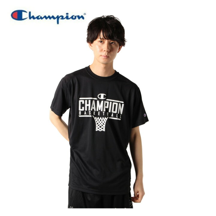 楽天市場 チャンピオン Champion バスケットボールウェア 半袖シャツ メンズ ベンチレーションtシャツ C3 Tb315 090 ヒマラヤ楽天市場店