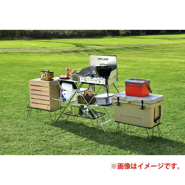 楽天市場】ユニフレーム キッチンテーブル キッチンスタンドIII 611715 