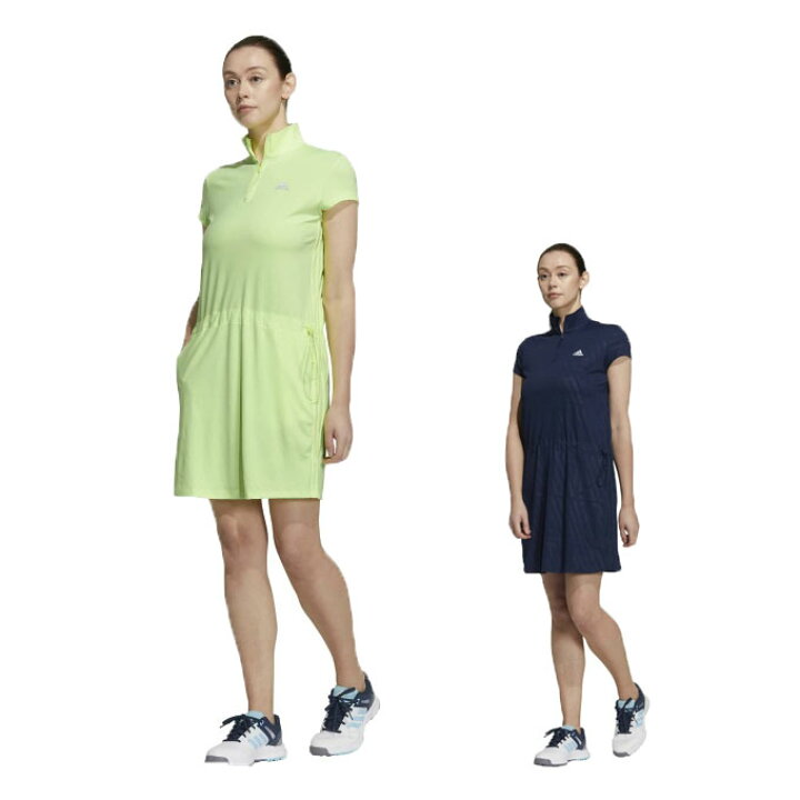 楽天市場 アディダス Adidas ゴルフウェア ワンピース Adidasプリント 半袖ワンピース レディース ヒマラヤ楽天市場店