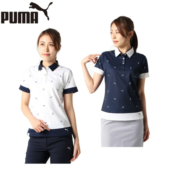 楽天市場 プーマ ゴルフウェア ポロシャツ 半袖 レディース ランダムcat Puma ヒマラヤ楽天市場店