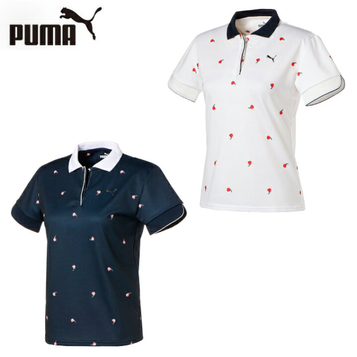 楽天市場 プーマ ゴルフウェア ポロシャツ 半袖 レディース ウィメンズ デジローズ 半袖ポロシャツ Puma ヒマラヤ楽天市場店