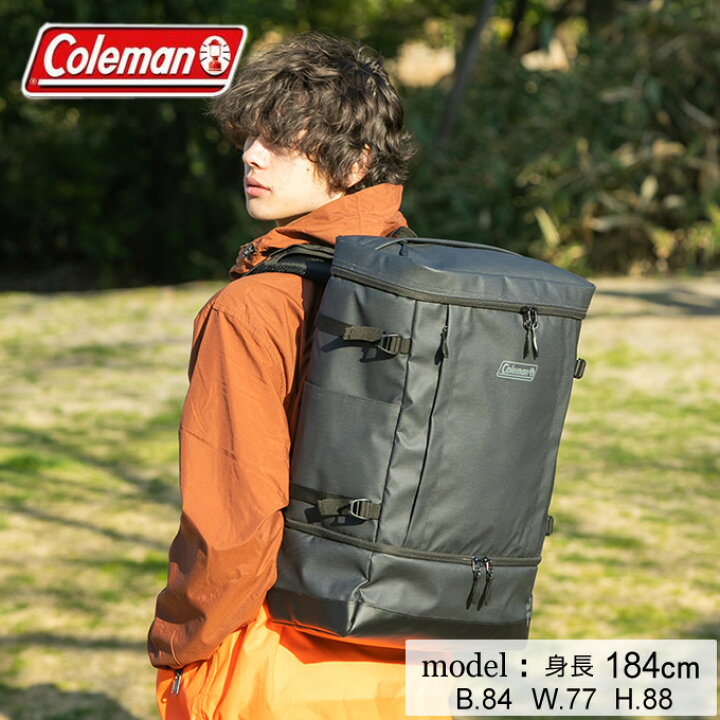 楽天市場 3 15 火 0 00 3 16 水 23 59 スポーツデーエントリーでp5倍 コールマン リュックサック 36l メンズ レディース シールド35 2レイヤー ヘザーブラック Coleman バックパック バッグ 通学 大容量 ヒマラヤ楽天市場店