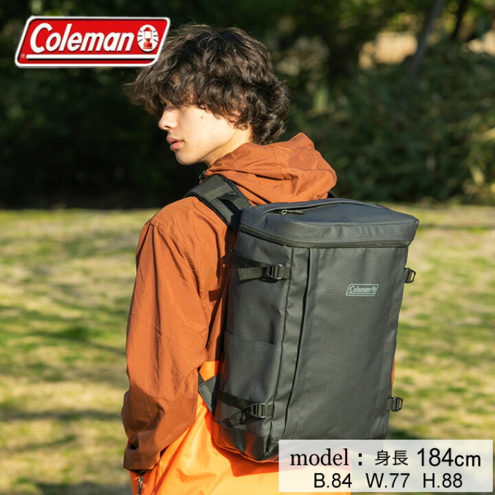 楽天市場 3 15 火 0 00 3 16 水 23 59 スポーツデーエントリーでp5倍 コールマン リュックサック 30l メンズ レディース シールド30 ヘザーブラック Coleman バックパック バッグ 大容量 スクエアバッグ スクエア型 ヒマラヤ楽天市場店