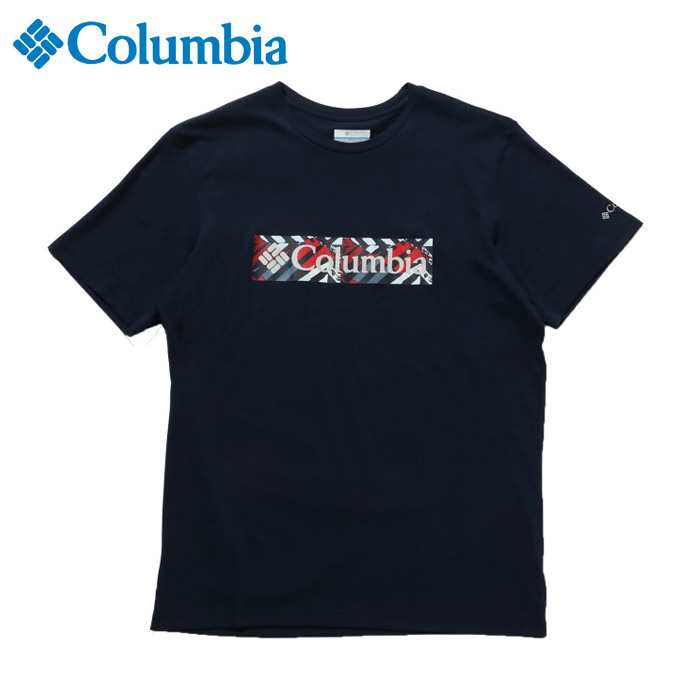 【予約中！】 購入後レビュー記入でクーポンプレゼント中 コロンビア Tシャツ 半袖 メンズ ラギッドリッジグラフィックT RAPID 最大99％オフ RIDGE GRAPHIC Columbia TEE 465 AE0403