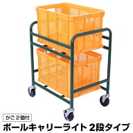 ボールキャリーライト 2段 かご付 99809 【メーカー取り寄せ】【ご自宅配送限定】