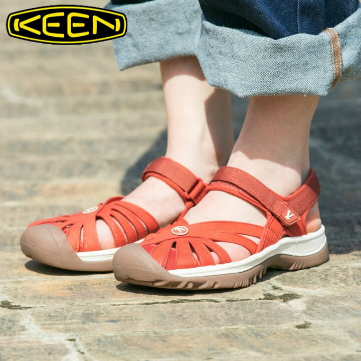 楽天市場】キーン KEEN ストラップサンダル レディース ローズ 