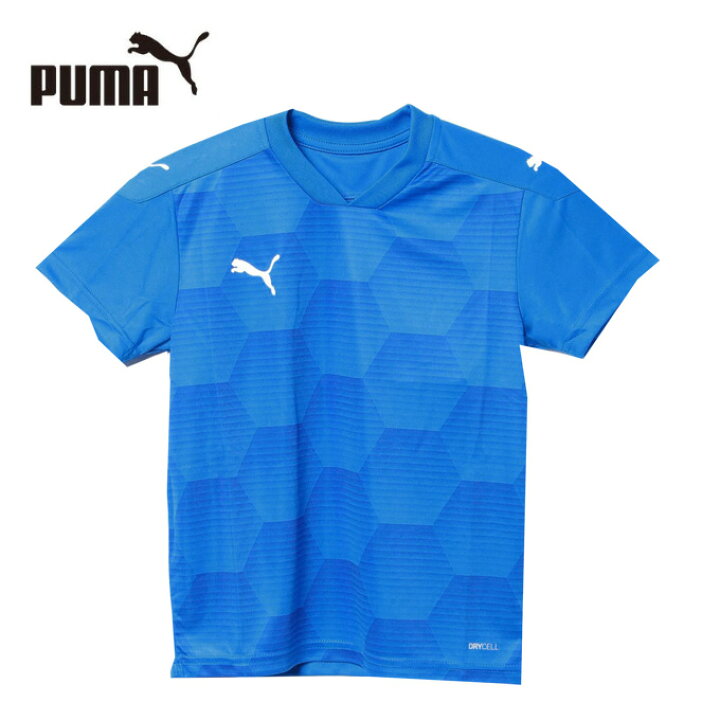 楽天市場 プーマ サッカーウェア 半袖シャツ ジュニア Tmfl21 グラフィックシャツ 7046 02 Puma ヒマラヤ楽天市場店