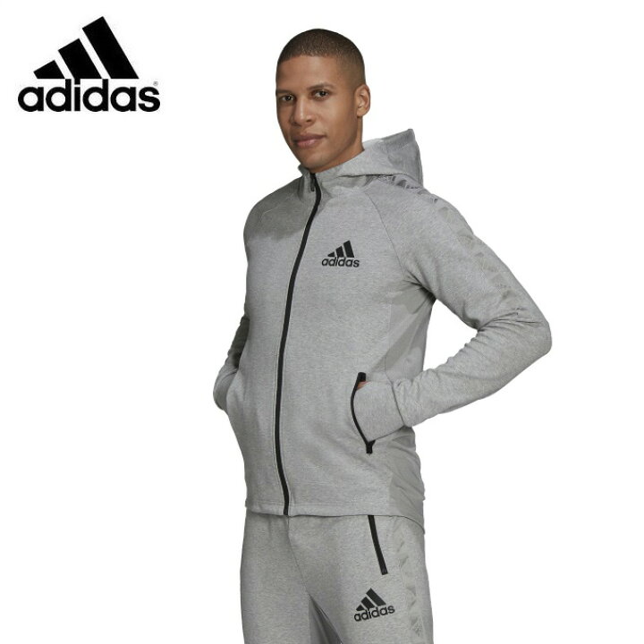 楽天市場 アディダス スポーツウェア ジャージ ジャケット メンズ Aeroready デザインド トゥ ムーブ スポーツ モーション ロゴ パーカー H Iyq73 Adidas ヒマラヤ楽天市場店
