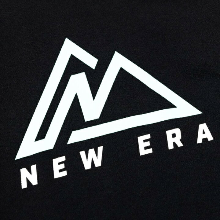 楽天市場 ニューエラ New Era スキー スノーボード パーカー メンズ レディース 裏起毛 長袖 スウェット プルオーバーフーディー マウンテン ロゴ ブラック ヒマラヤ楽天市場店