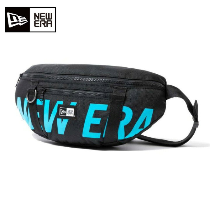楽天市場 ニューエラ New Era ウエストバッグ メンズ レディース 2l プリントロゴ ブラック セルリアンブルー ヒマラヤ楽天市場店