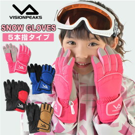 スキー スノーボード グローブ 90〜120cm キッズ 幼児 子供 ジュニア KS GLOVE VP131701K02 ビジョンピークス VISIONPEAKS 雪遊び