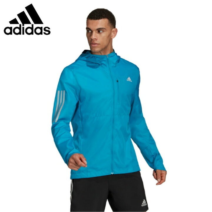 楽天市場 アディダス ウインドブレーカー ジャケット メンズ オウン ザ ラン フード付き ウインドジャケット H Fyr45 Adidas ヒマラヤ楽天市場店