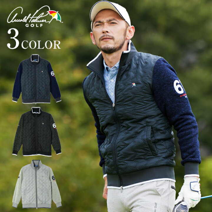 楽天市場 アーノルドパーマー Arnold Palmer ゴルフウェア ジャケット メンズ ハイブリッドジップセーター Ap24k03 ヒマラヤ楽天市場店
