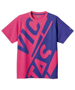 ビクタス VICTAS 卓球ウェア メンズ レディース ブロック ロゴ ティー BLOCK LOGO TEE 632102v