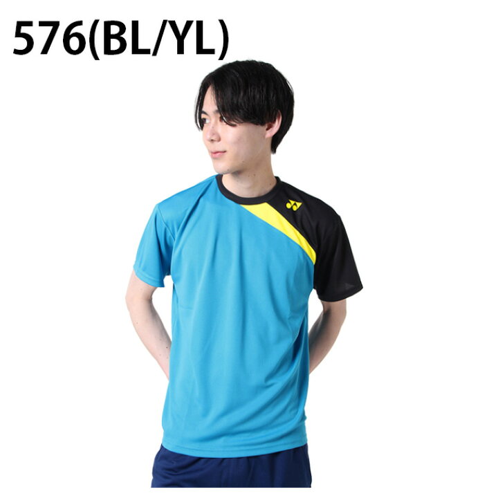 楽天市場 ヨネックス テニスウェア Tシャツ 半袖 メンズ 限定 アシンメトリーtシャツ 胸ロゴ Rwhi21 Yonex ヒマラヤ楽天市場店