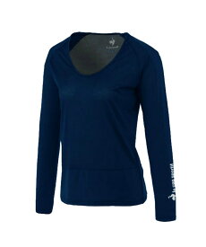 ルコックスポルティフ le coq sportif ゴルフ アンダーウェア 長袖 レディース Uネックメッシュアンダーシャツ QGWTJM01