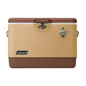 コールマンクーラーボックス54QTスチールベルトクーラーバターナッツ2161177Coleman