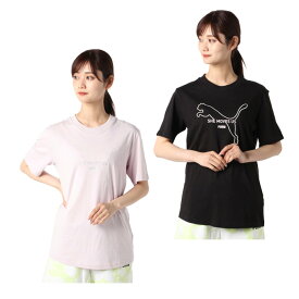 【まとめ買いで最大ポイント10倍6/4 20：00〜6/11 1：59】プーマ Tシャツ 半袖 レディース HER グラフィックロゴ半袖Tシャツ 849449 PUMA