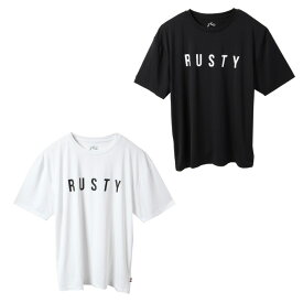 【まとめ買いで最大ポイント10倍2024年6/4 20：00〜6/11 1：59】ラスティ RUSTY ラッシュガード 半袖 メンズ ハンソデUVシャツ 912464