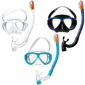 【全品対象最大10％OFFクーポン 2025/11/30 0:00〜12/11 1:59】エーキューエー AQA シュノーケリングセット ジュニア アネモUV ＆ ビキシードライスペシャル2点セット KZ-9102