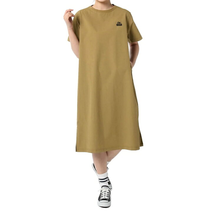 楽天市場 チャムス Chums ワンピース 半袖 レディース エアトレイルストレッチチャムスワンピース Ch18 1196 Brown ヒマラヤ楽天 市場店