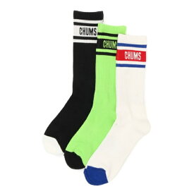 チャムス CHUMS ソックス メンズ レディース 3Pチャムスミディアムソックス 3P CHUMS Medium Socks CH06-1100