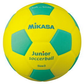 【エントリーでポイント最大15倍！】ミカサ MIKASA サッカーボール 3号 スマイルサッカー軽量3号 SF3J-YLG 軽量約150g 男の子 女の子 キッズ