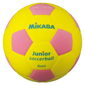 【エントリーでポイント最大15倍！】ミカサ MIKASA サッカーボール 3号 スマイルサッカー軽量3号 SF3J-YP 軽量約150g 男の子 女の子 キッズ