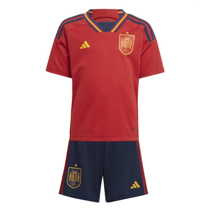 アディダス サッカーウェア レプリカシャツ ジュニア スペイン代表 22 ホーム ミニキット HF1417 TA839 adidas